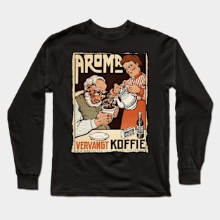 1908 vintage bandung aroma coffee Long Sleeve T-Shirt